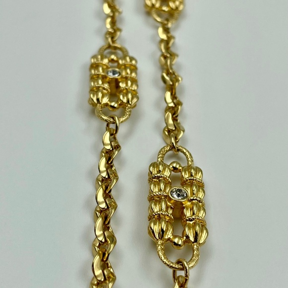 Camrose & Kross JBK Gold Plated Paperclip Necklace - Picture 4 of 6